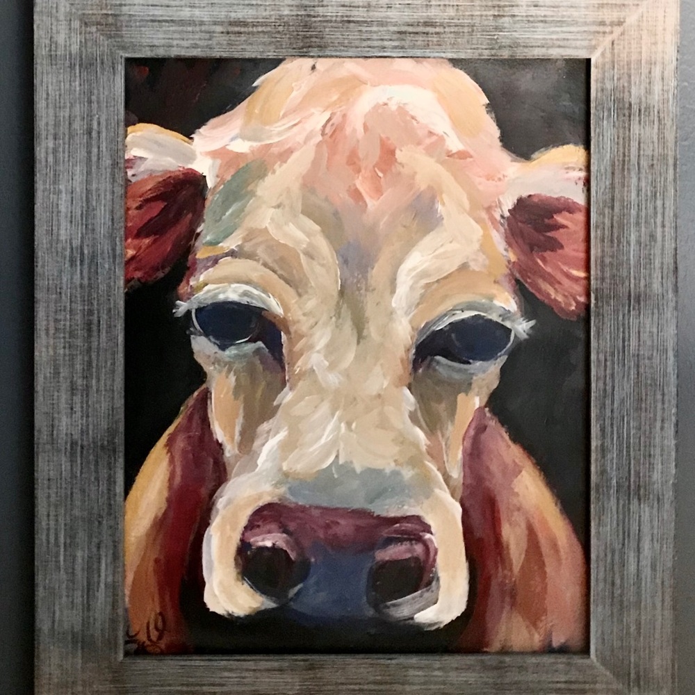 Original cow painting